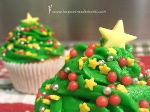 Como hacer cupcakes navidenos