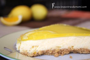 tarta mousse de limon
