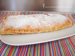 Tarta de manzana con hojaldre
