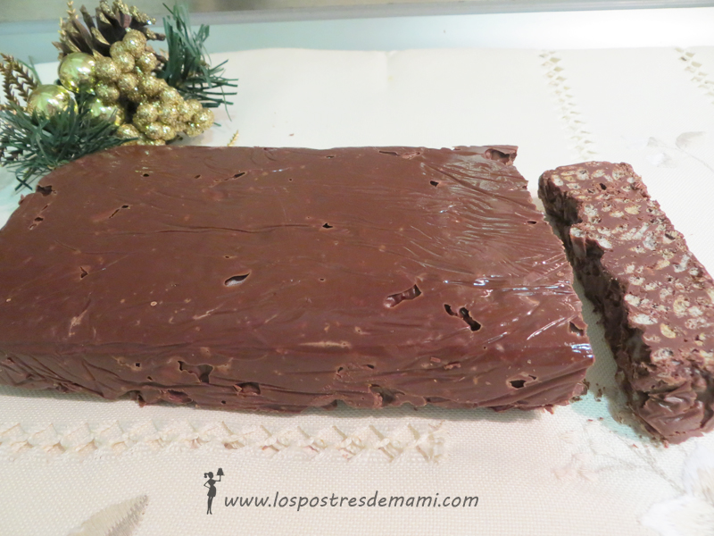 Turrón de chocolate