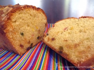 Plum Cake con frutas confitadas