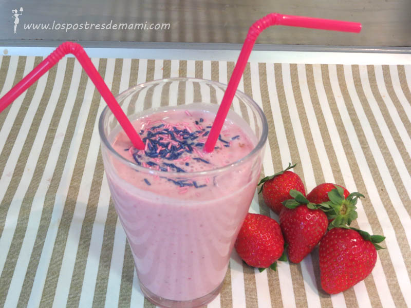 batido de fresa