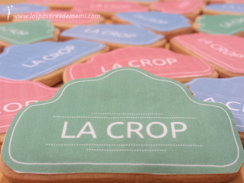 Galletas decoradas con papel de azucar