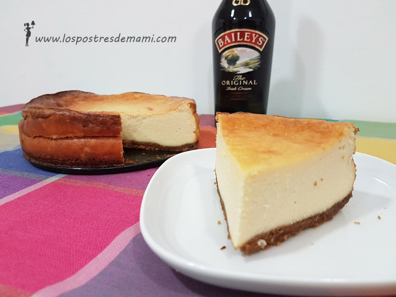 Tarta de queso con chocolate y Baileys Thermomix