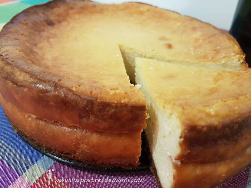 Tarta de queso con chocolate y Baileys Thermomix