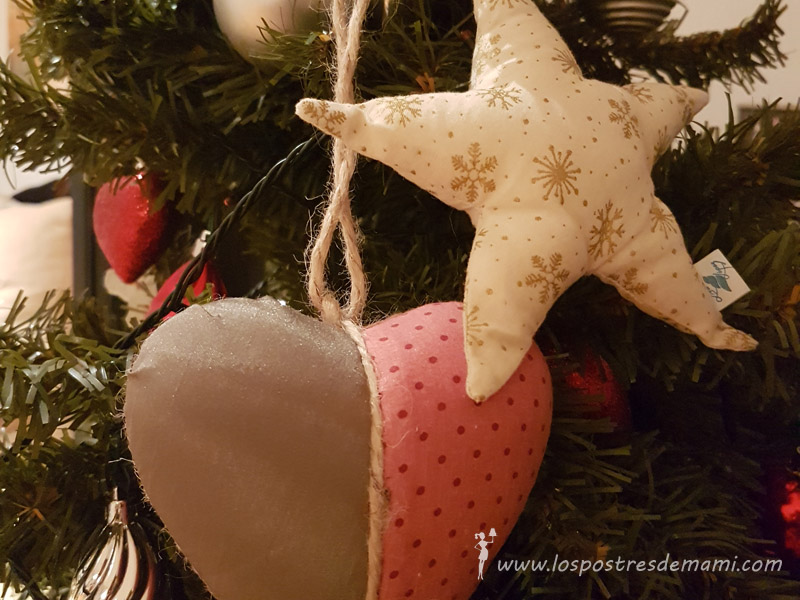arbol de navidad de hojaldre y chocolate